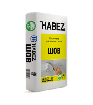 Шпатлевка гипсовая Habez-Gips "ШОВ", 30 кг, Россия