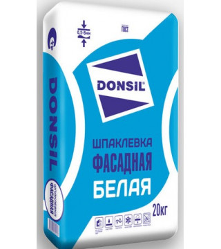 Штукатурка фасадная БЕЛАЯ DONSIL