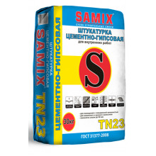 Штукатурка гипсовая Samix TN-23, 30 кг