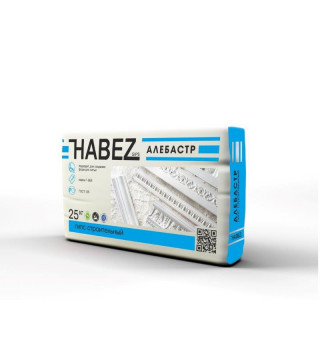 Гипс строительный Habez-Gips Алебастр Г-5 Б I, 25 кг, Россия