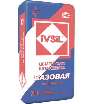 Универсальная цементная шпаклевка Базовая
