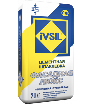 Финишная шпаклевка Фасадная ЛЮКС