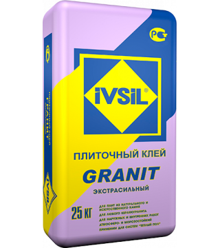 Экстрасильный плиточный клей ГОСТ 56387 класс С2ТЕS1 Granit