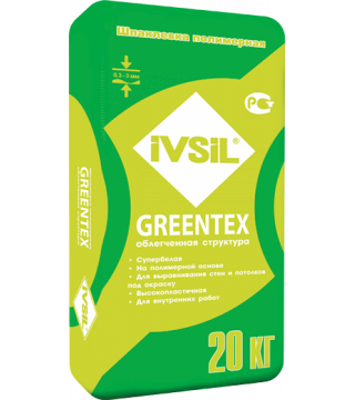Финишная шпаклевка GREENTEX