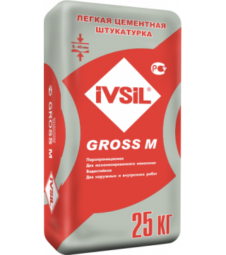 Фасадная штукатурка механизированного нанесения GROSS M
