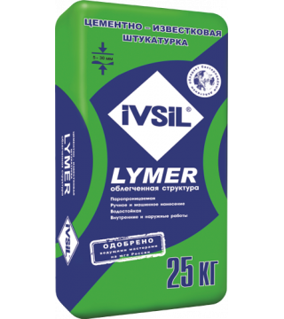 Цементно-известковая штукатурка LYMER