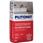 PLITONIT PLITOFLEX 5000 Белый высокоэластичный клей