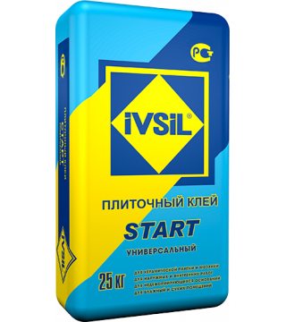 Стандартный плиточный клей ГОСТ Р 56387 класс С1 Start