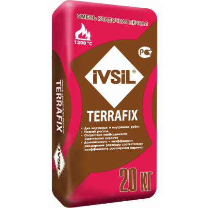 Смесь кладочная печная Terrafix