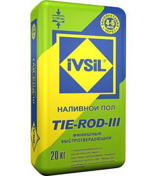 Наливной самовыравнивающийся пол TIE-ROD-III