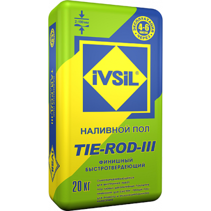 Наливной самовыравнивающийся пол TIE-ROD-III