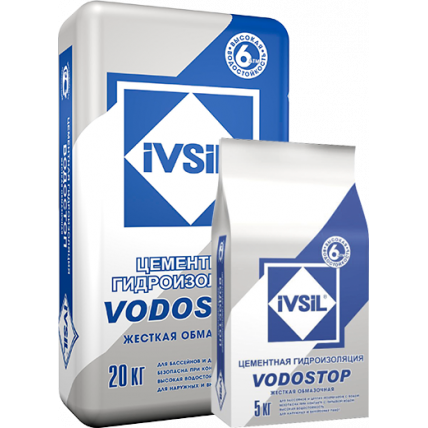 Обмазочная гидроизоляция Vodostop