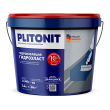 PLITONIT ГидроЭласт -14кг эластичная гидроизоляционная мастика