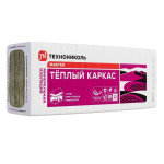 Плита минераловатная ТЕХНОНИКОЛЬ 37 PN Тёплый каркас ПРОФ, 1200x610x50 мм, 7,32 м2