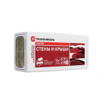 Плита минераловатная ТЕХНОНИКОЛЬ 34 PN Стены и крыши ПРОФ, 1200x600x120 мм, 7,2 м2