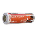 Мат минераловатный ТЕХНОНИКОЛЬ 40 Ralu Баня и сауна, 12500x1200x50 мм, 15 м2